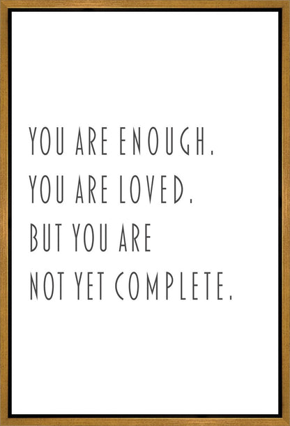 You Are Enough Gallery Wrap