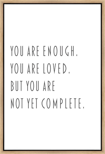 You Are Enough Gallery Wrap