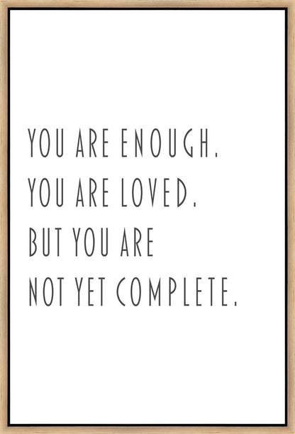 You Are Enough Gallery Wrap