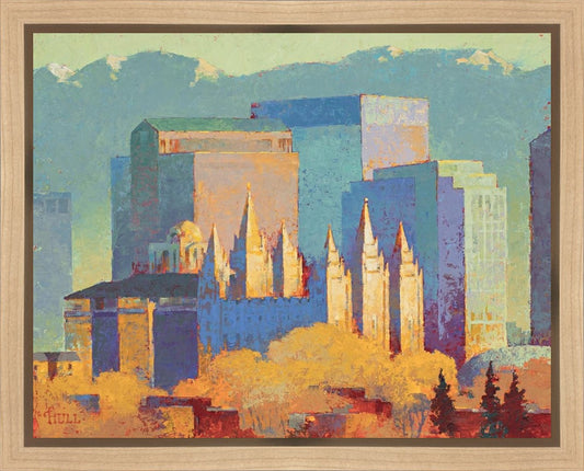 Salt Lake City Temple In the Fall