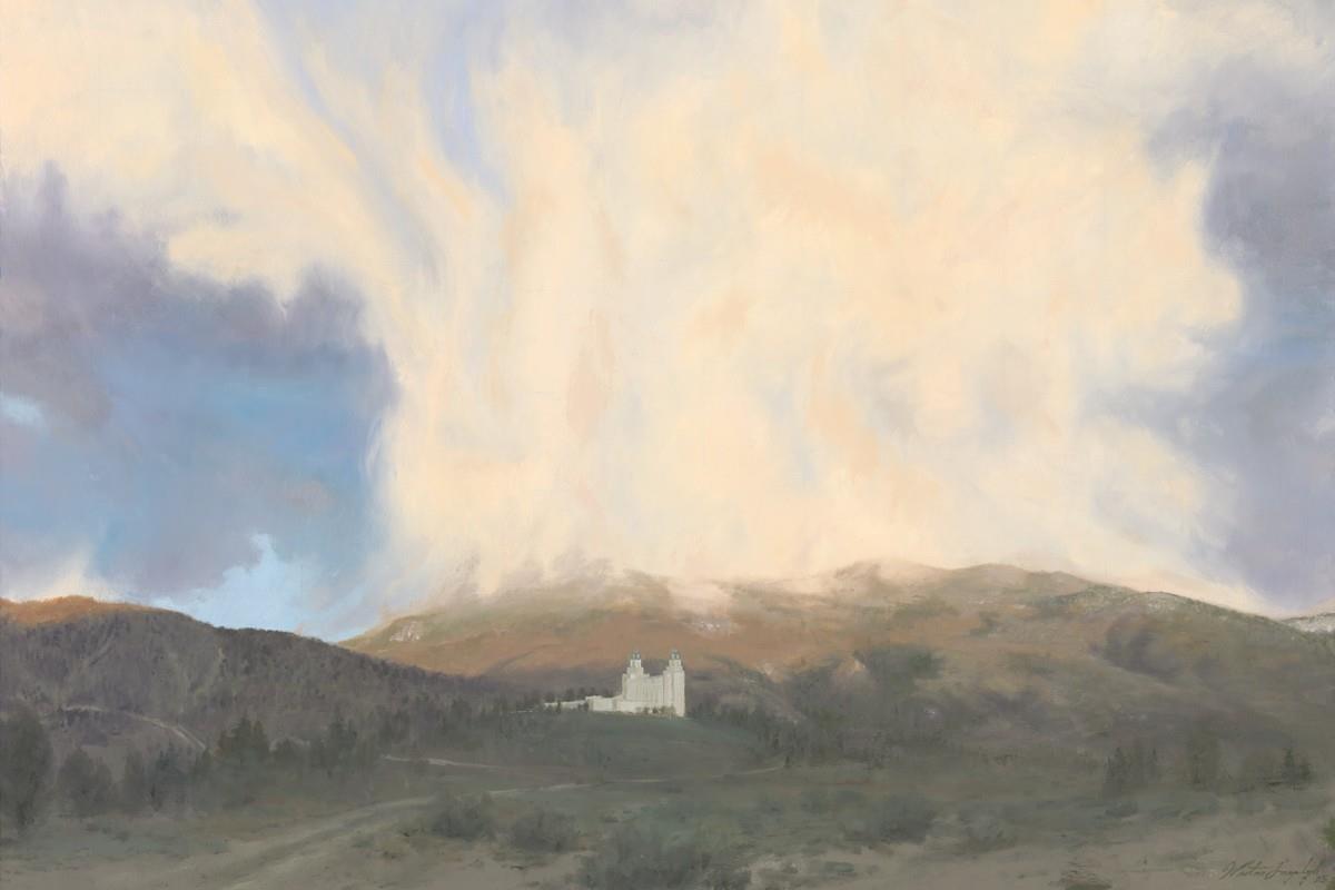 Pillar of Fire to Give Them Light Gallery Wrap