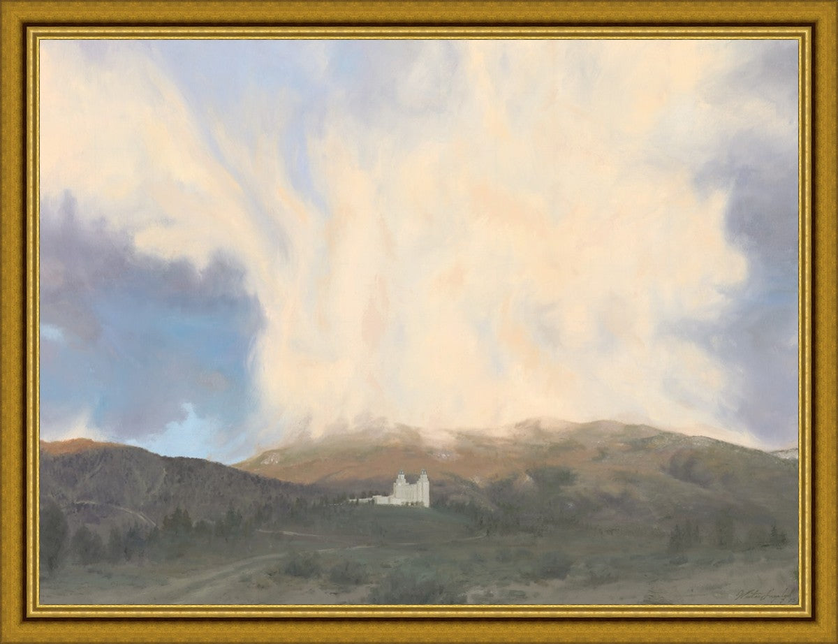 Pillar of Fire to Give Them Light Large Wall Art