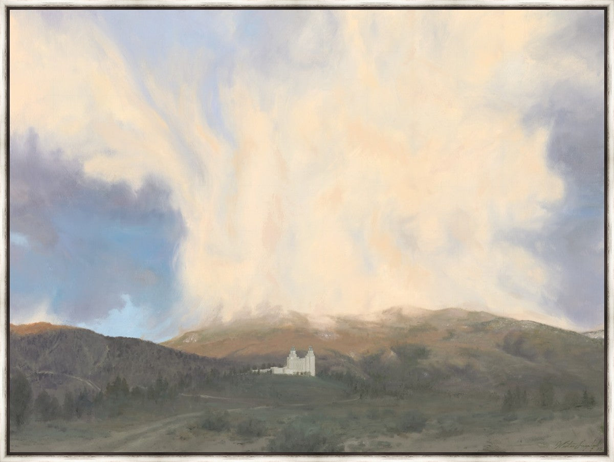 Pillar of Fire to Give Them Light Large Wall Art