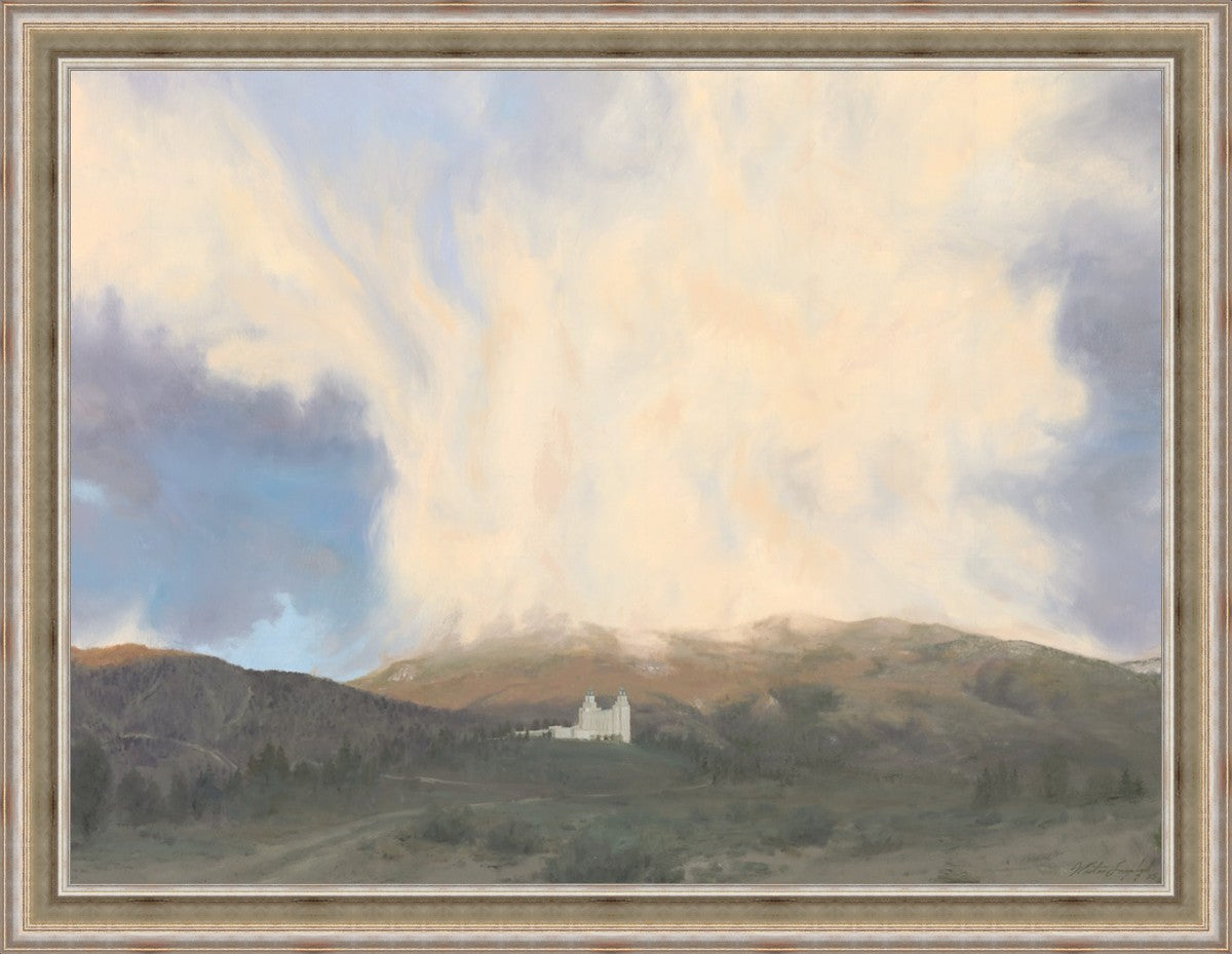 Pillar of Fire to Give Them Light Large Wall Art