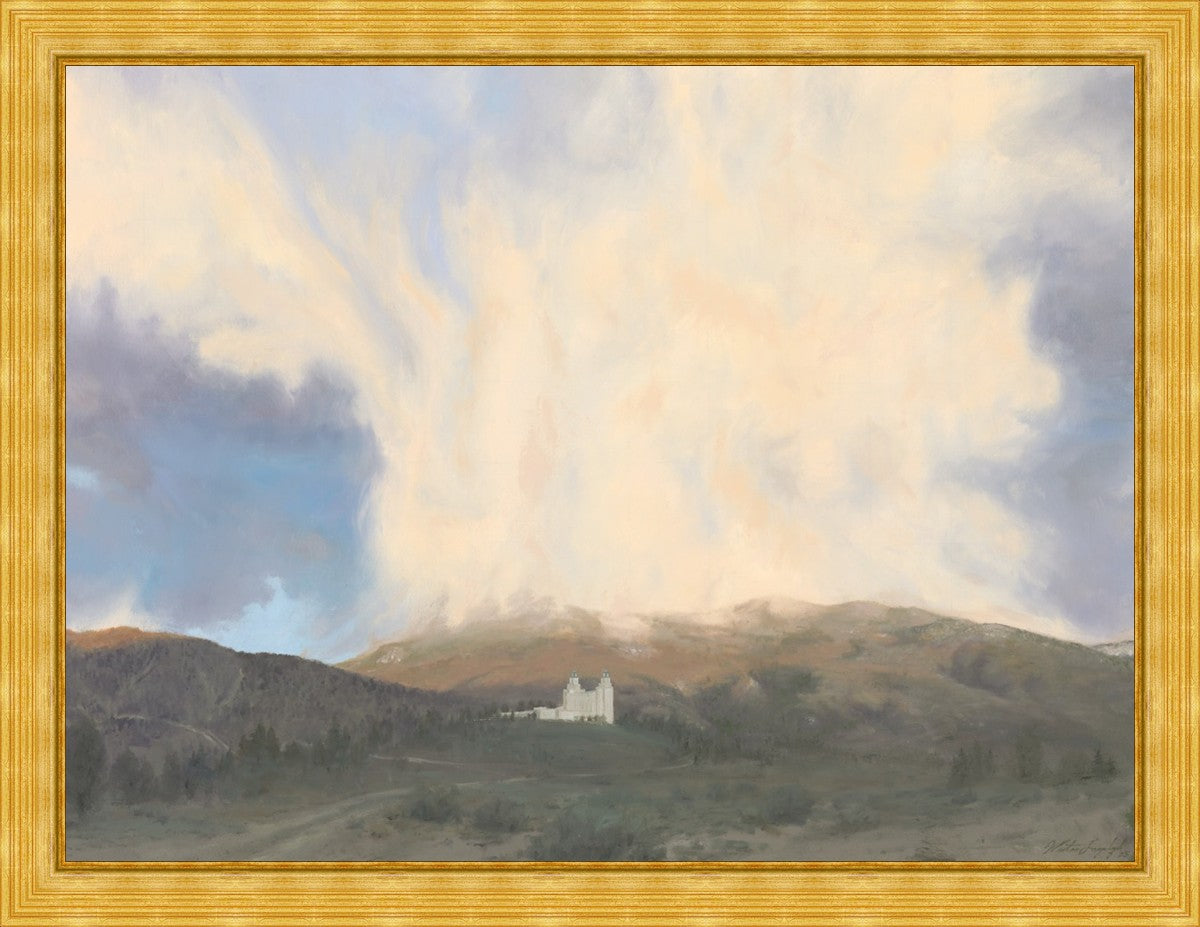 Pillar of Fire to Give Them Light Large Wall Art