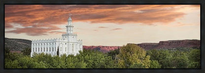 St George Red Sky Gallery Wrap