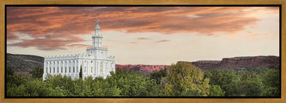 St George Red Sky Gallery Wrap