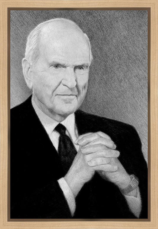 President Nelson Portrait Sketch