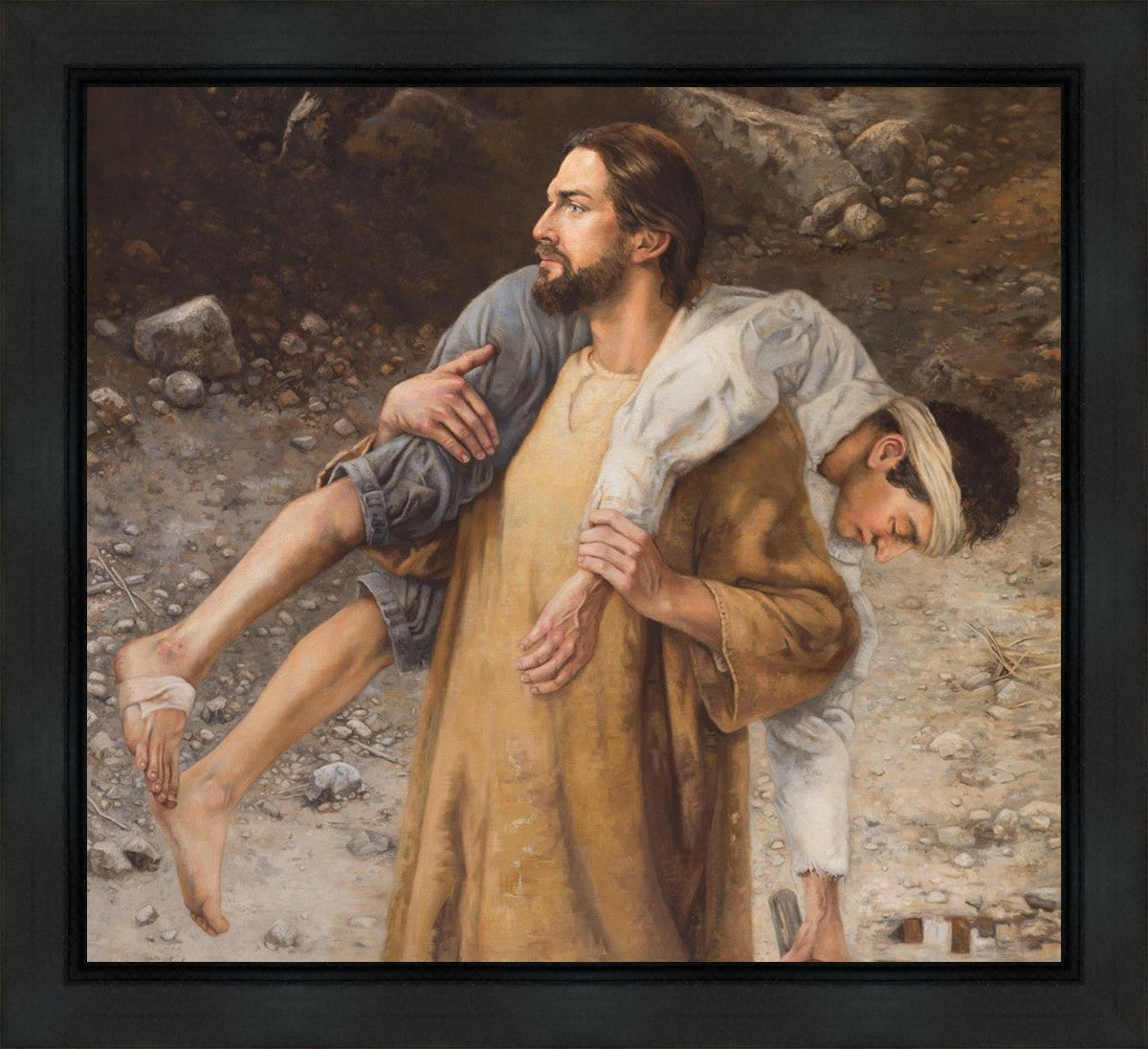 He Will Place You on His Shoulders and Carry You Home Gallery Wrap