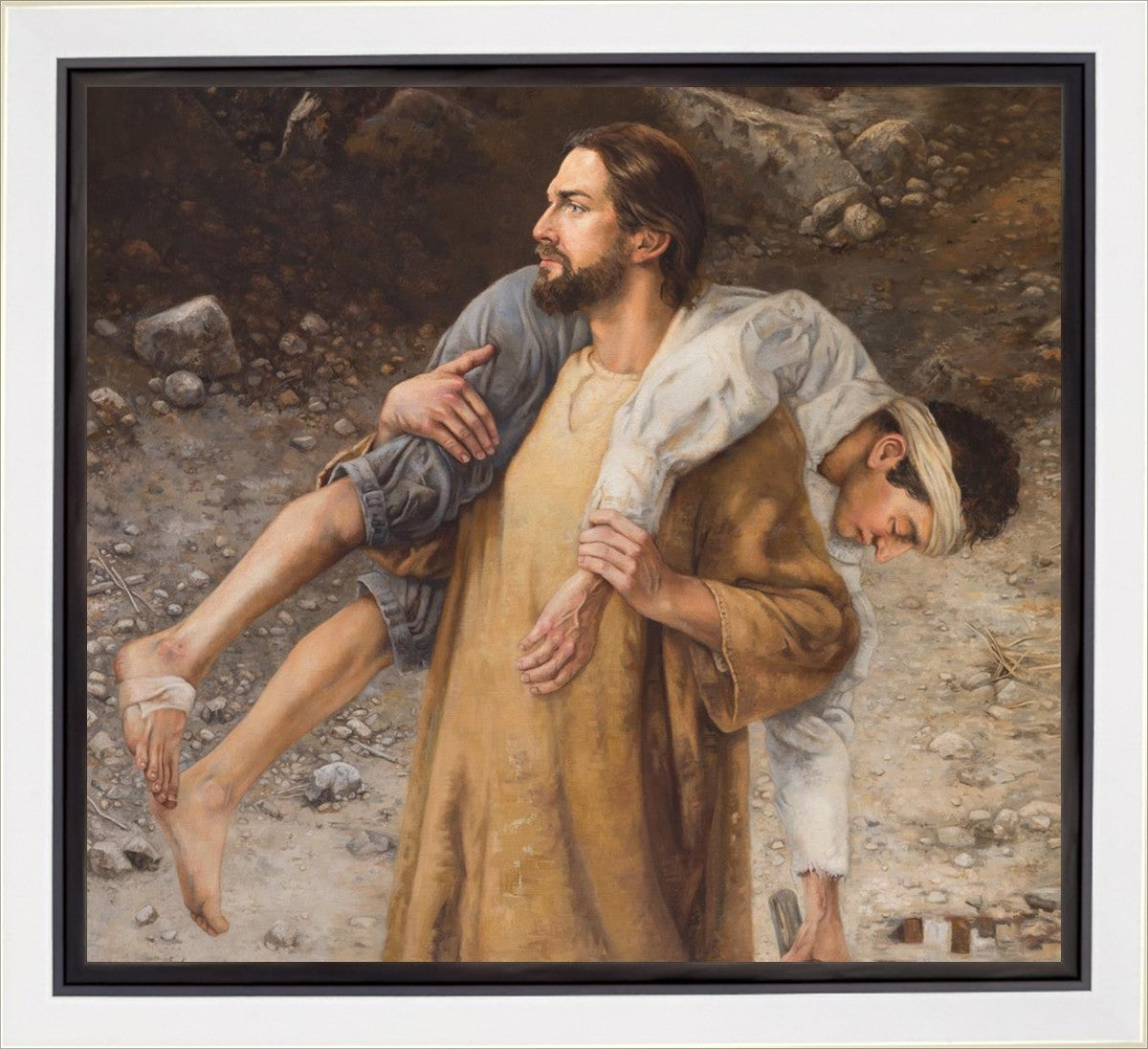 He Will Place You on His Shoulders and Carry You Home Gallery Wrap