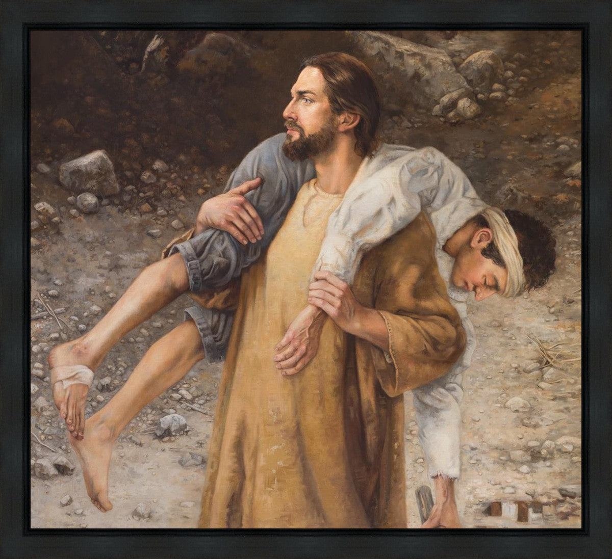 He Will Place You on His Shoulders and Carry You Home Gallery Wrap