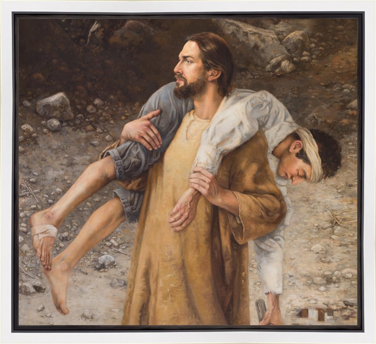 He Will Place You on His Shoulders and Carry You Home Gallery Wrap