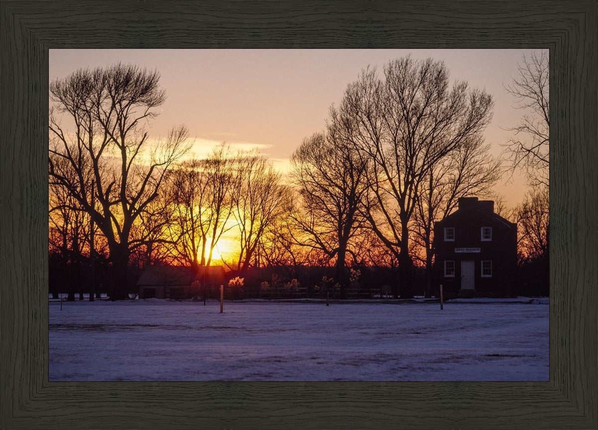 Plate 2 - Bootshop Sunset Winter