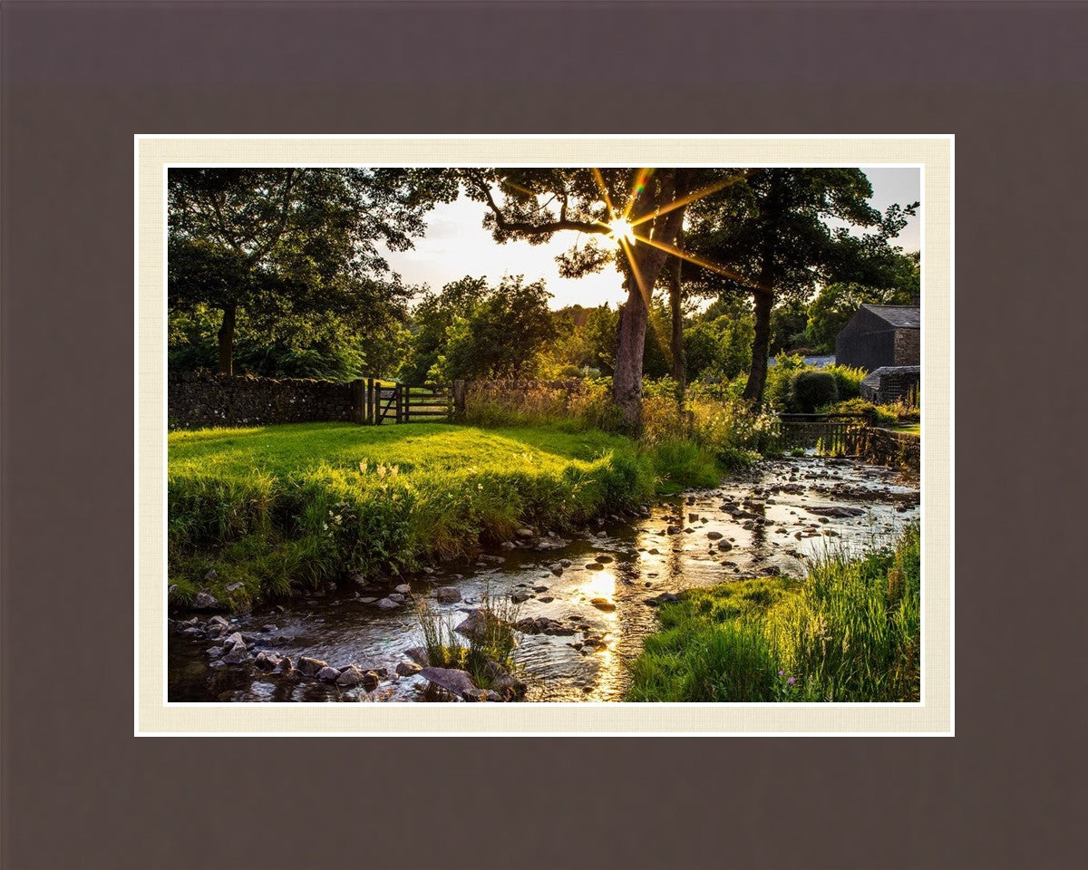 Plate 4 - Downham Spring Brook at Sunset