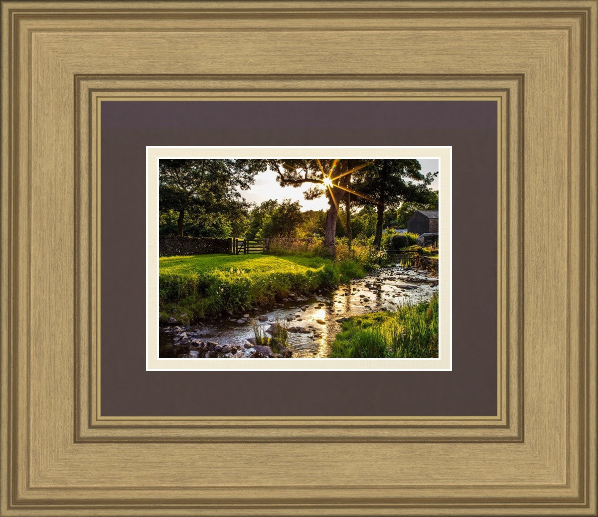 Plate 4 - Downham Spring Brook at Sunset