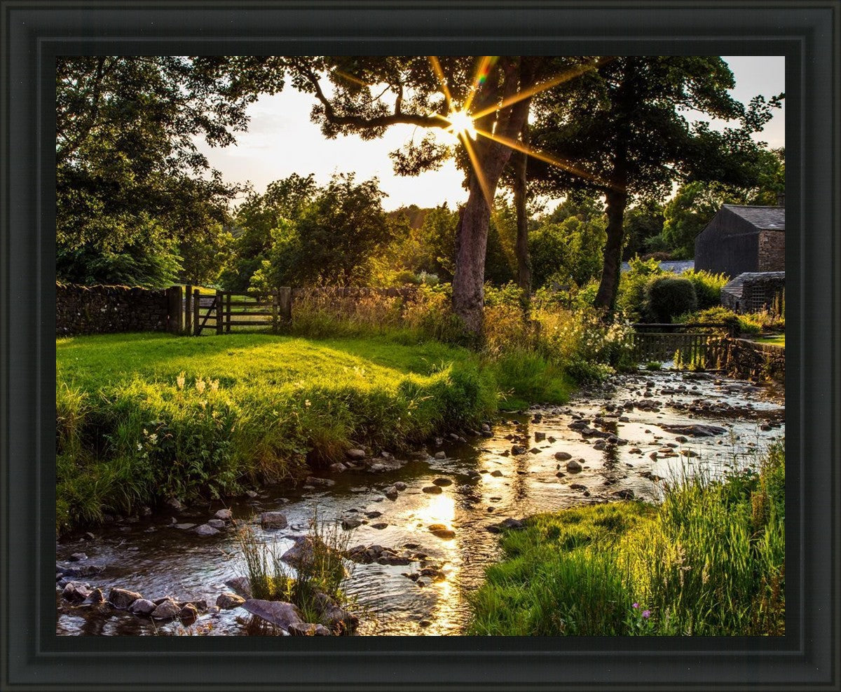 Plate 4 - Downham Spring Brook at Sunset