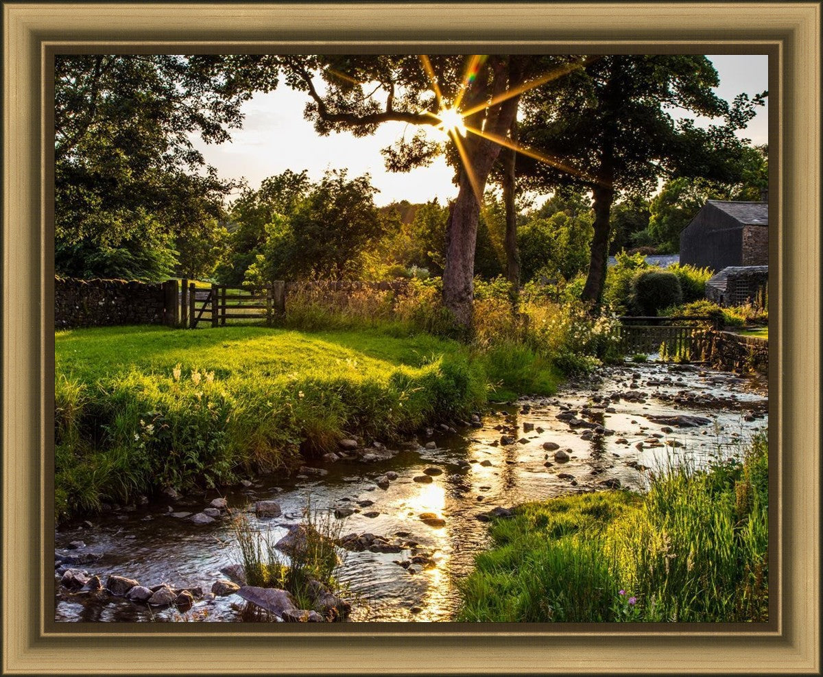 Plate 4 - Downham Spring Brook at Sunset