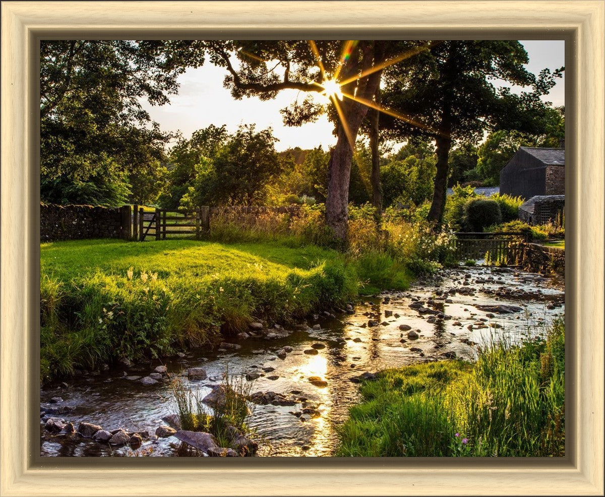 Plate 4 - Downham Spring Brook at Sunset