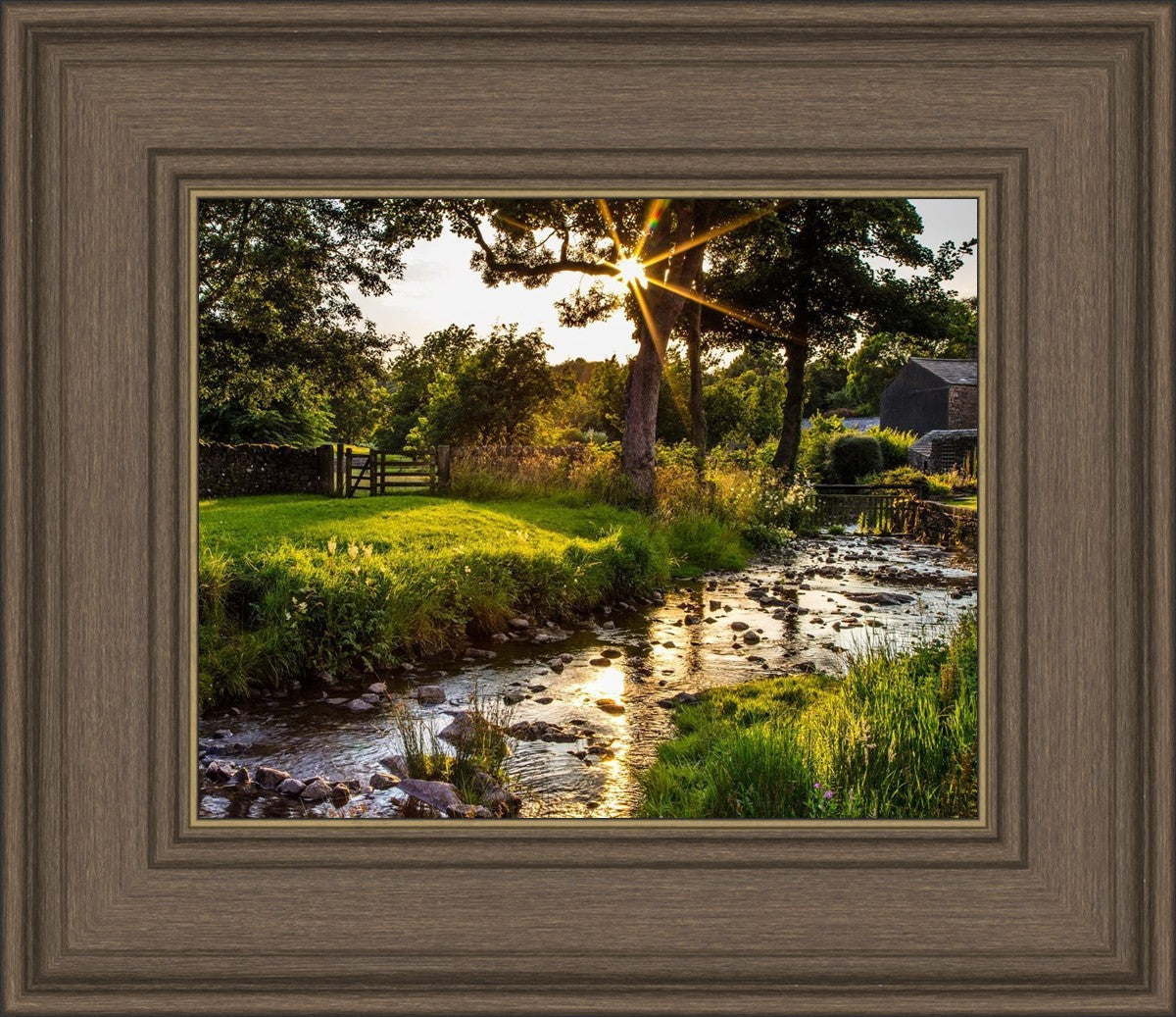 Plate 4 - Downham Spring Brook at Sunset