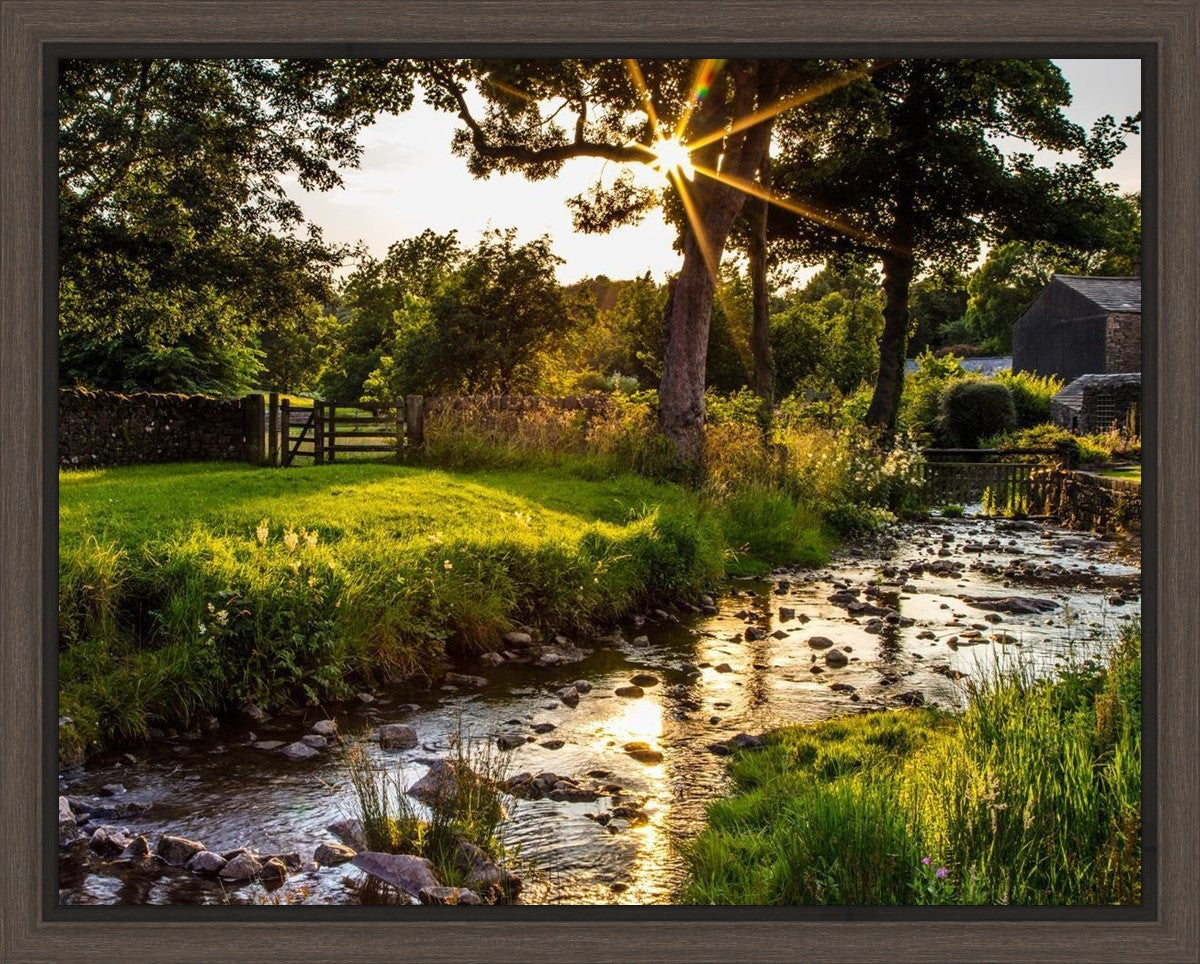 Plate 4 - Downham Spring Brook at Sunset