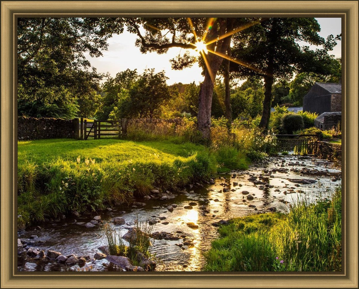 Plate 4 - Downham Spring Brook at Sunset