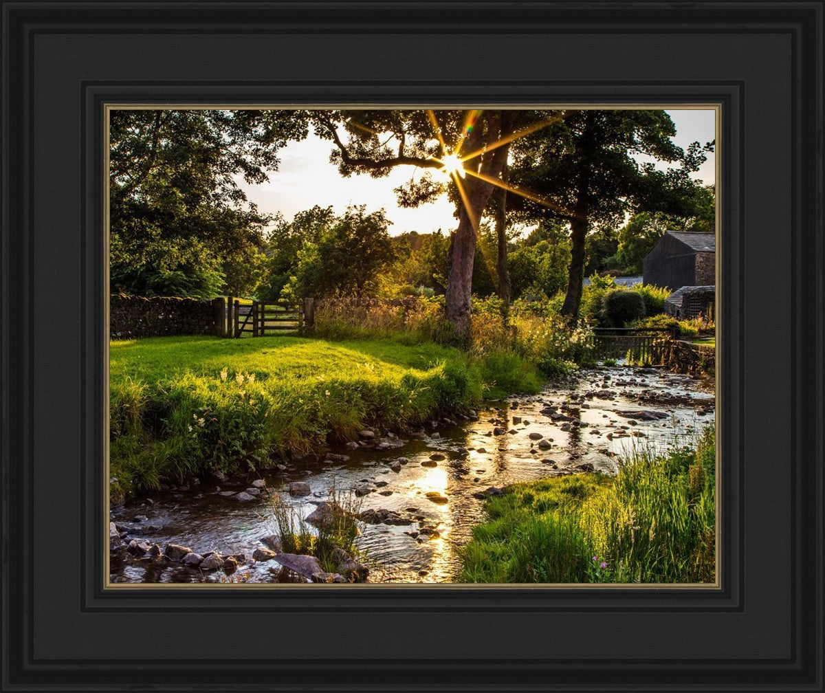 Plate 4 - Downham Spring Brook at Sunset