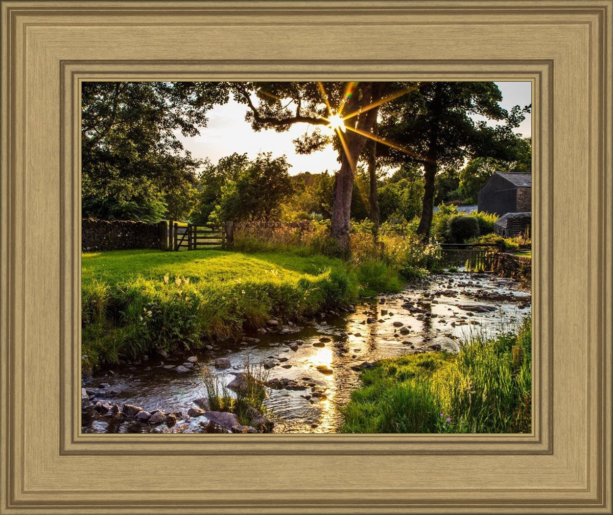 Plate 4 - Downham Spring Brook at Sunset