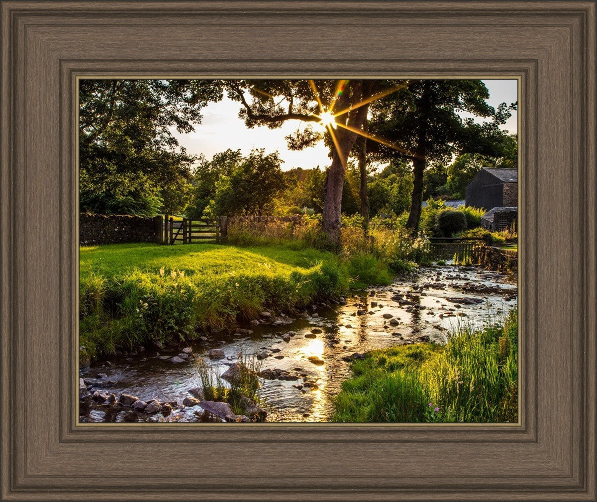 Plate 4 - Downham Spring Brook at Sunset