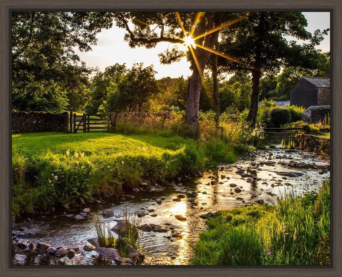 Plate 4 - Downham Spring Brook at Sunset