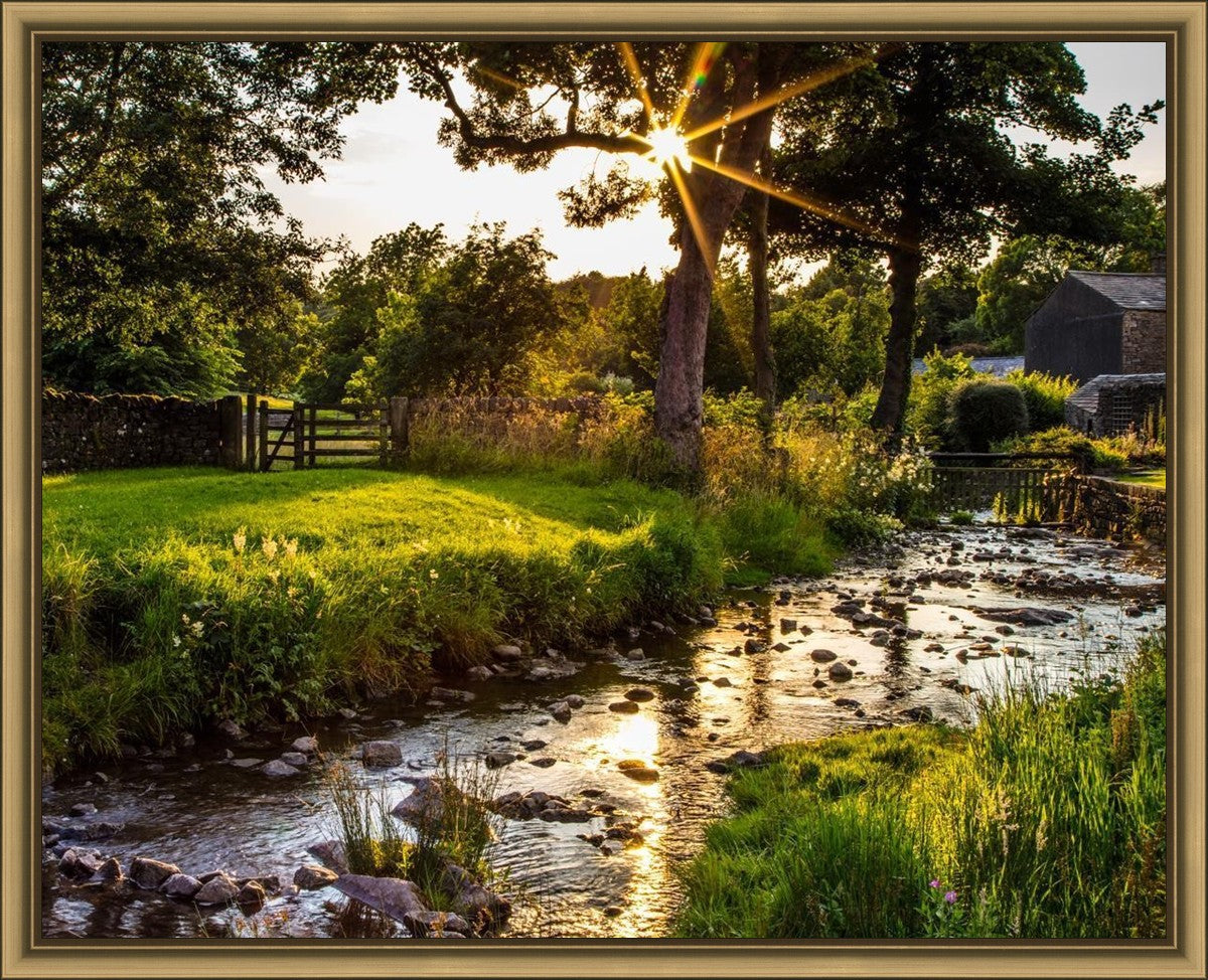 Plate 4 - Downham Spring Brook at Sunset