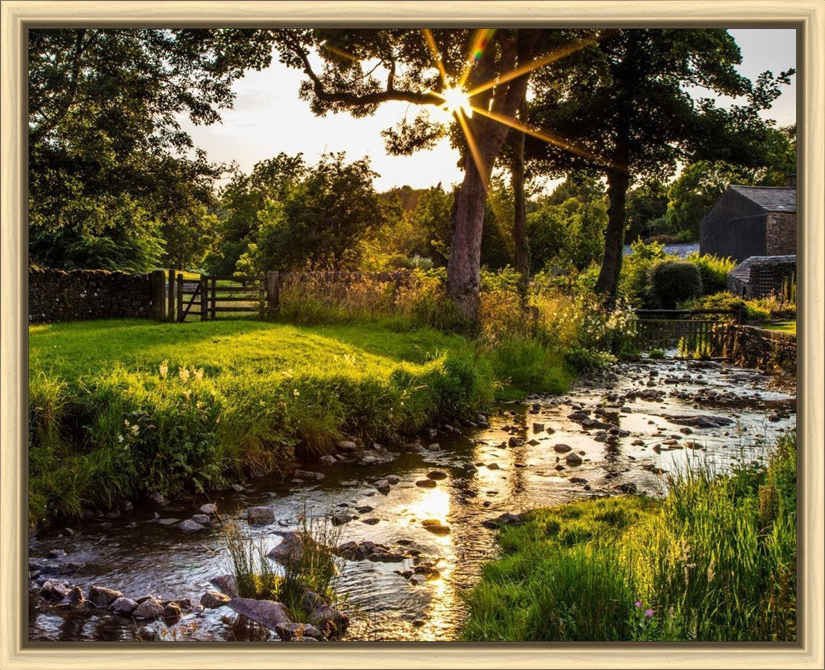 Plate 4 - Downham Spring Brook at Sunset