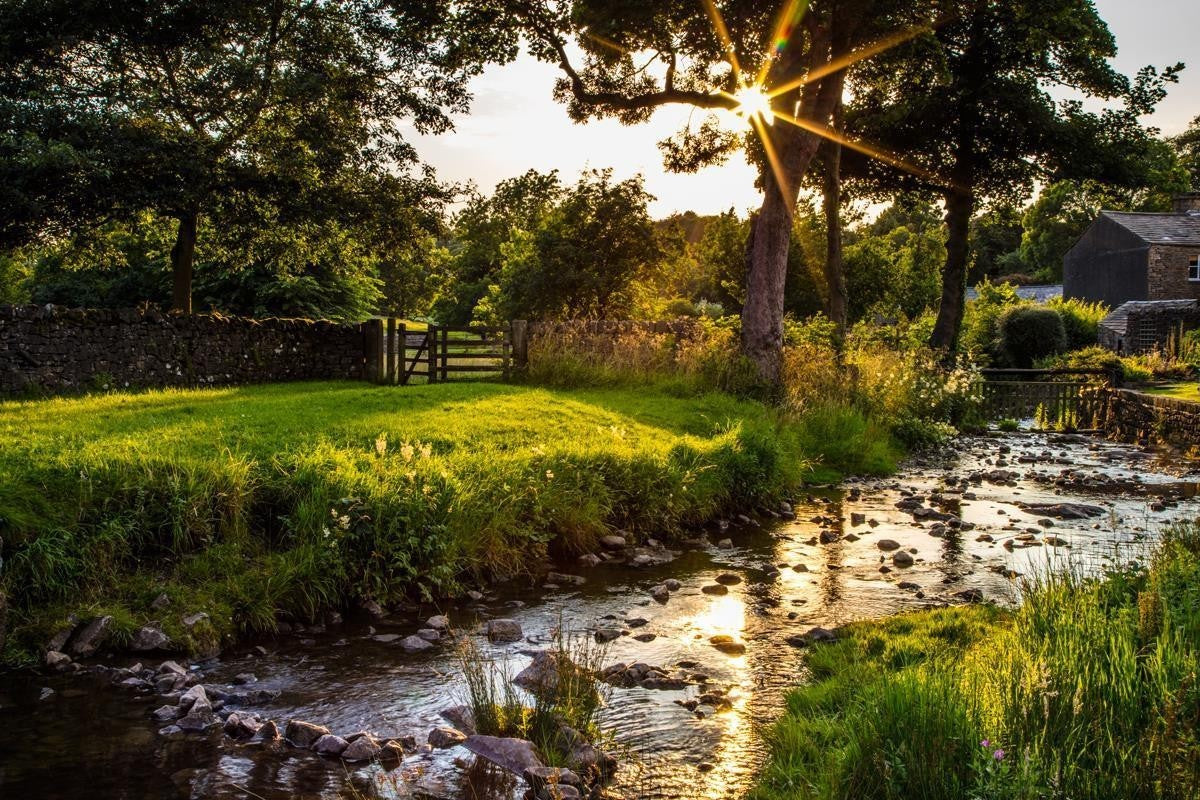 Plate 4 - Downham Spring Brook at Sunset
