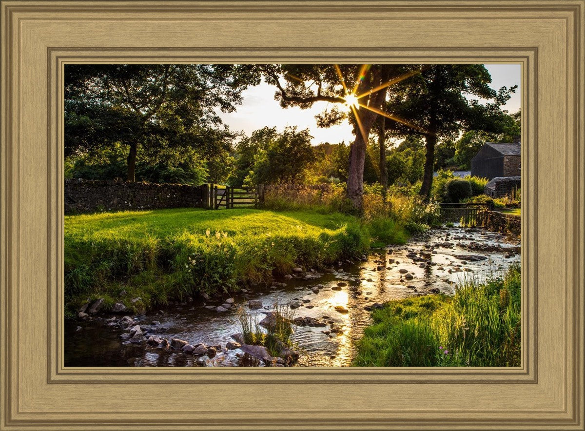 Plate 4 - Downham Spring Brook at Sunset
