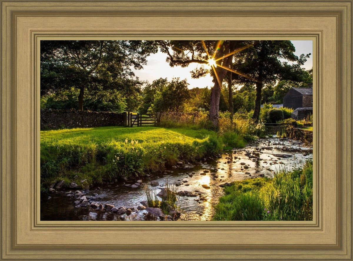 Plate 4 - Downham Spring Brook at Sunset