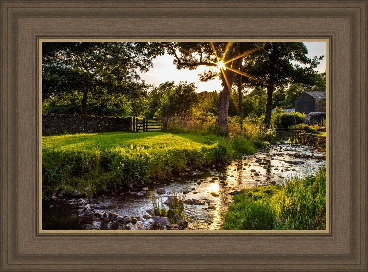 Plate 4 - Downham Spring Brook at Sunset