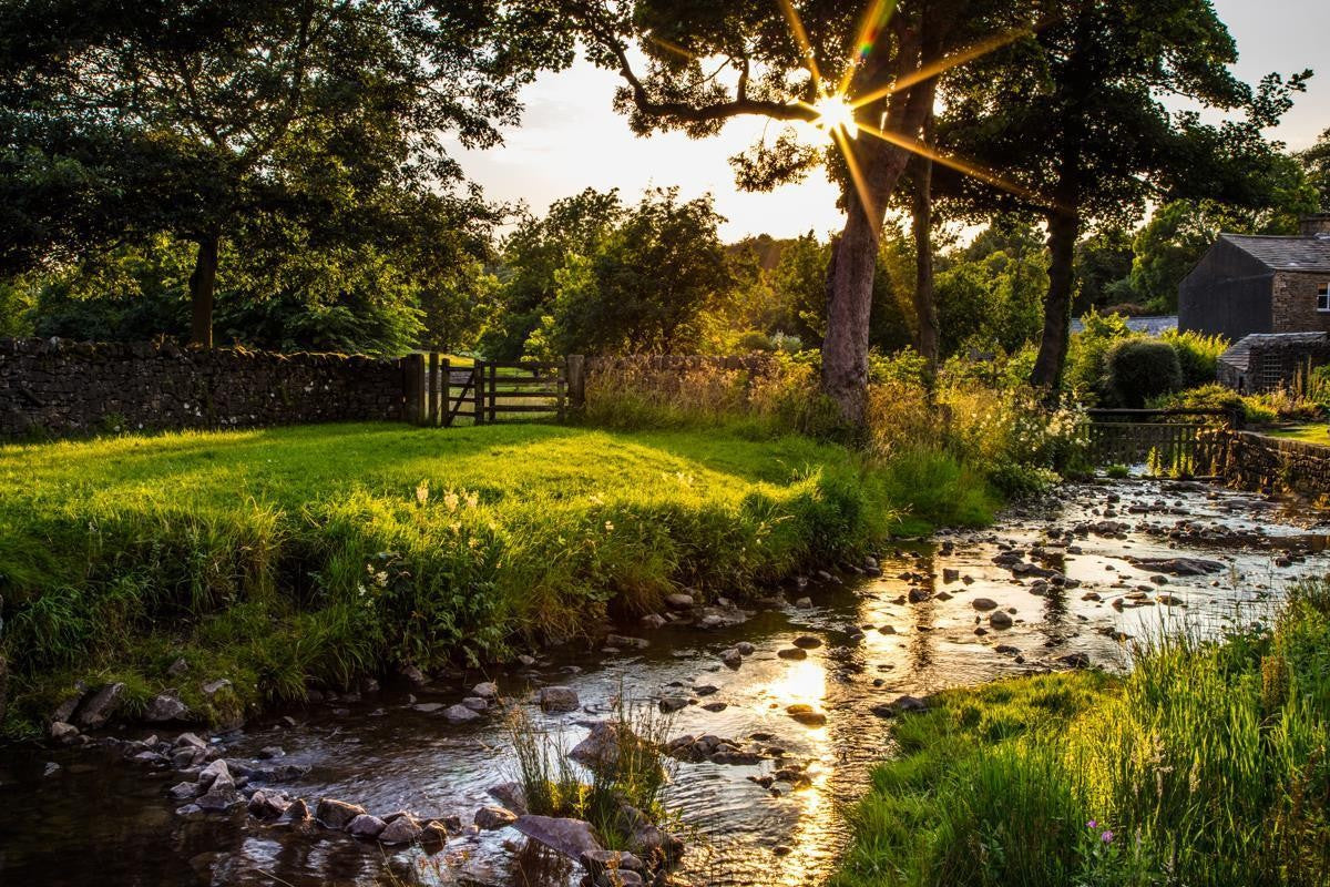Plate 4 - Downham Spring Brook at Sunset