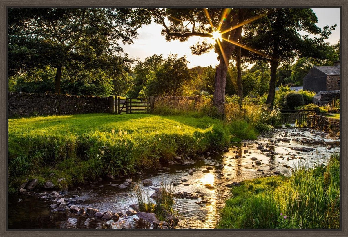 Plate 4 - Downham Spring Brook at Sunset