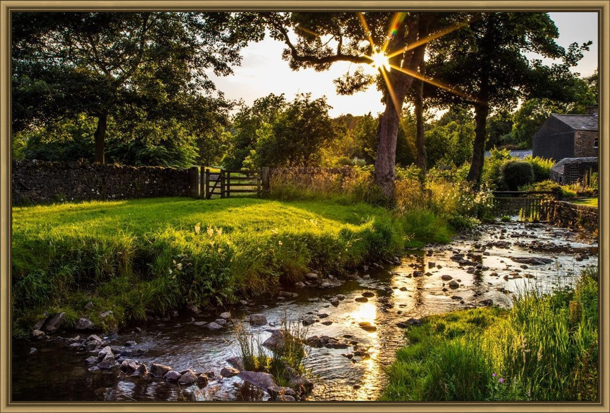 Plate 4 - Downham Spring Brook at Sunset
