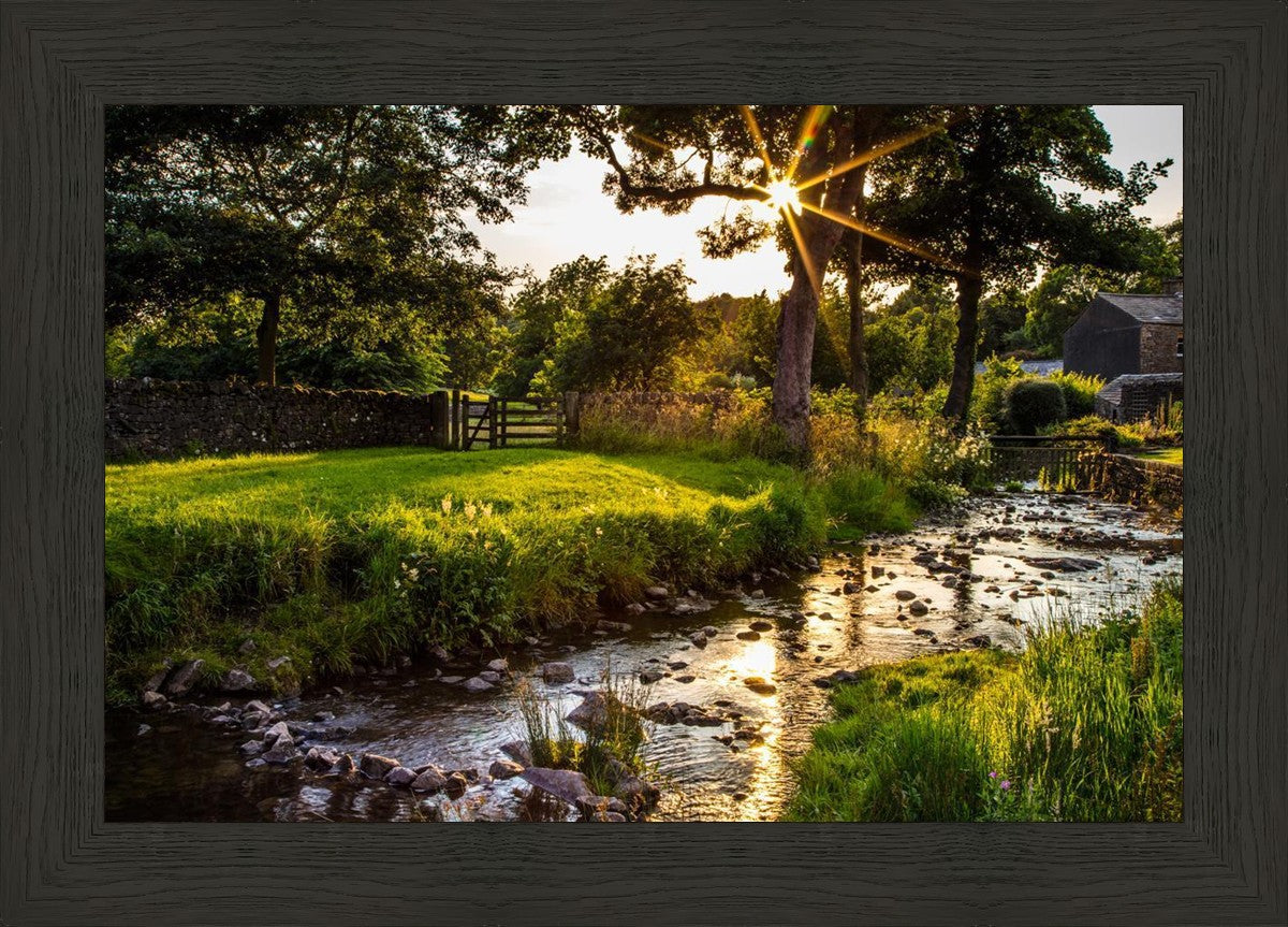 Plate 4 - Downham Spring Brook at Sunset