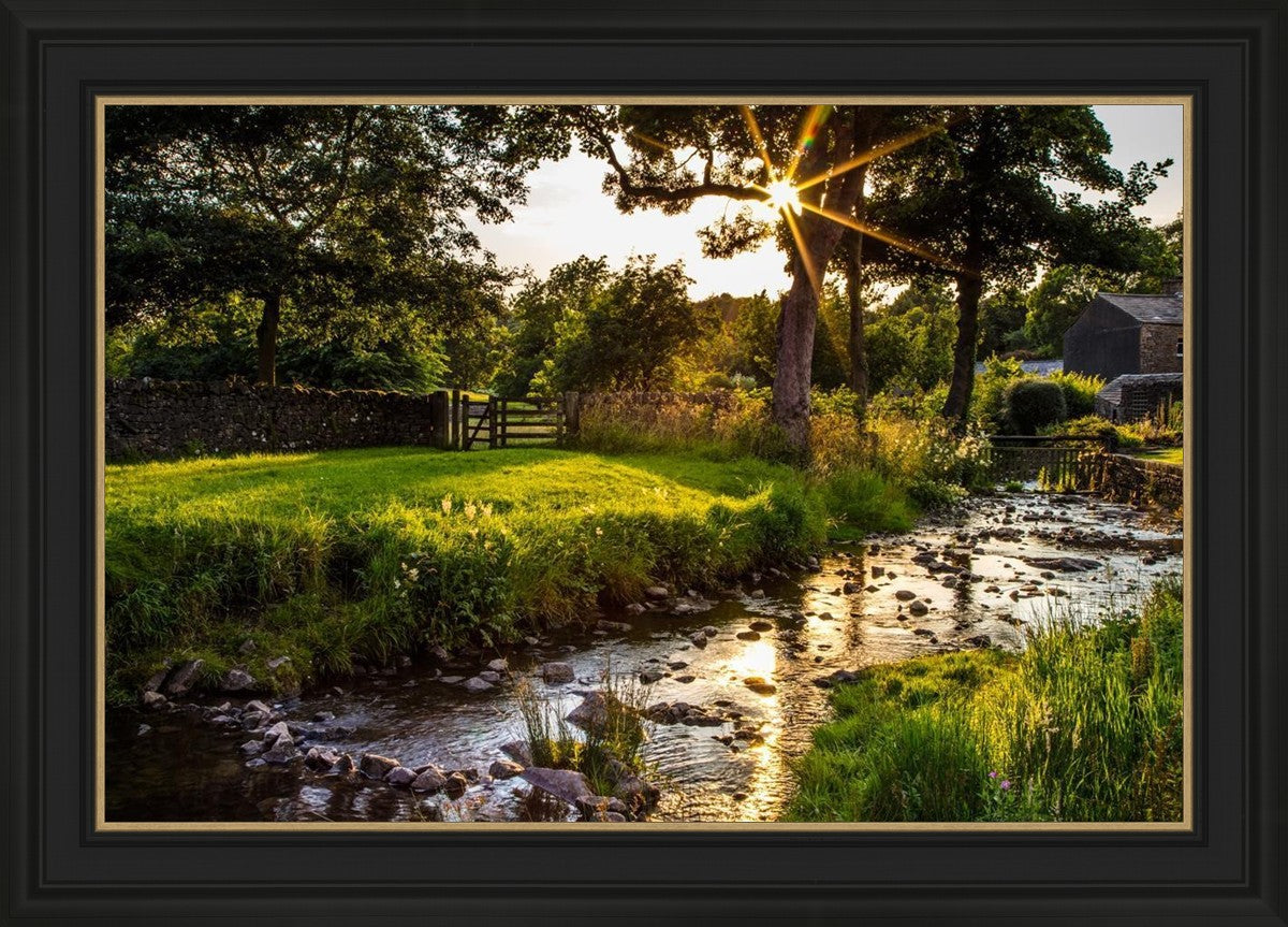 Plate 4 - Downham Spring Brook at Sunset