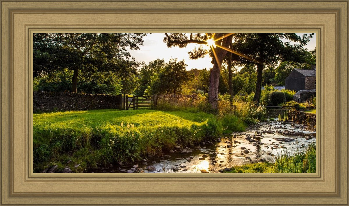 Plate 4 - Downham Spring Brook at Sunset
