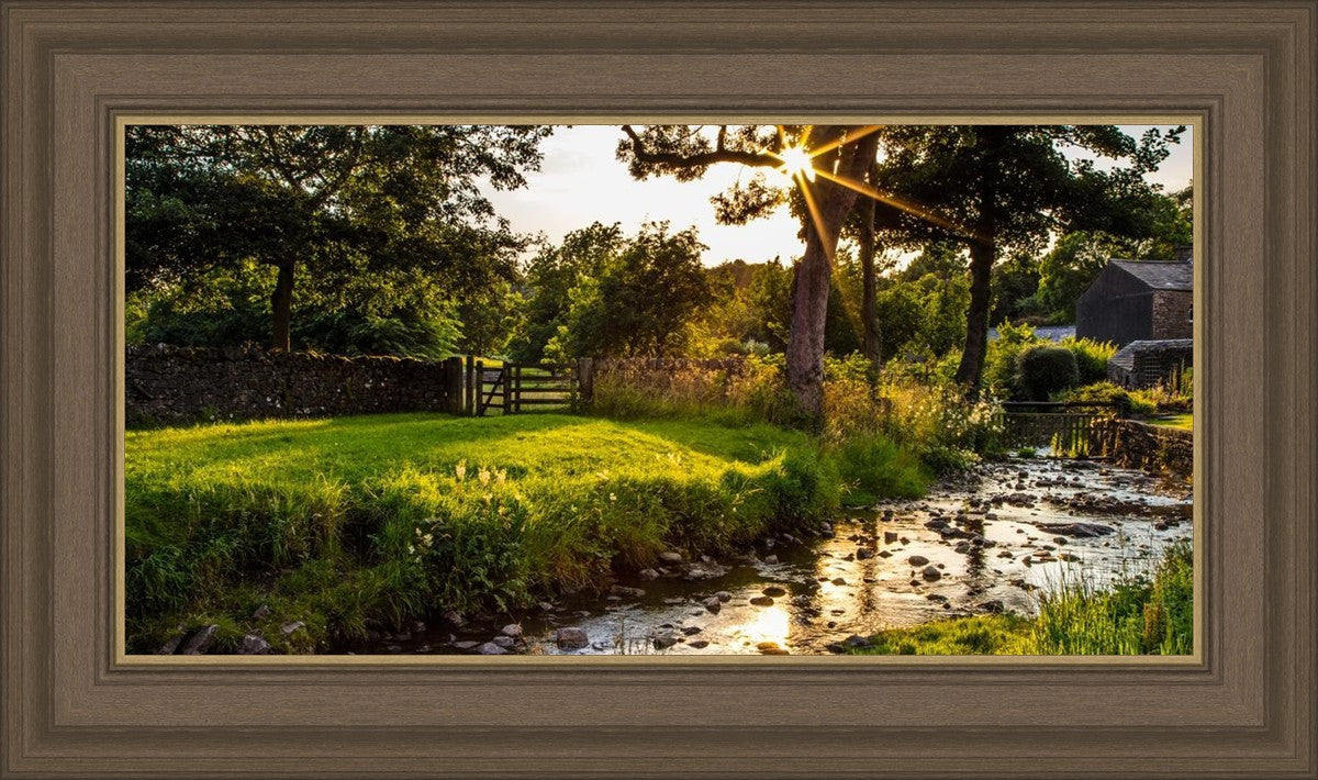 Plate 4 - Downham Spring Brook at Sunset