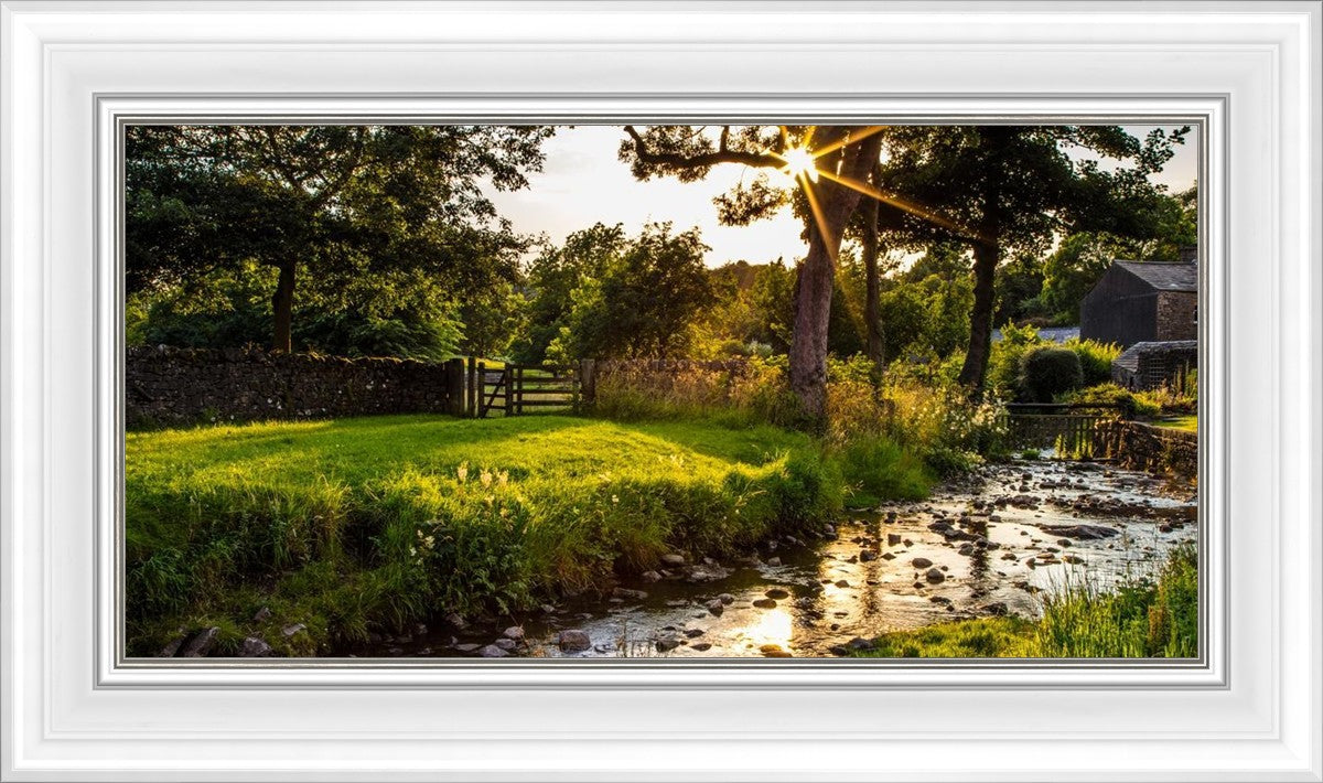 Plate 4 - Downham Spring Brook at Sunset