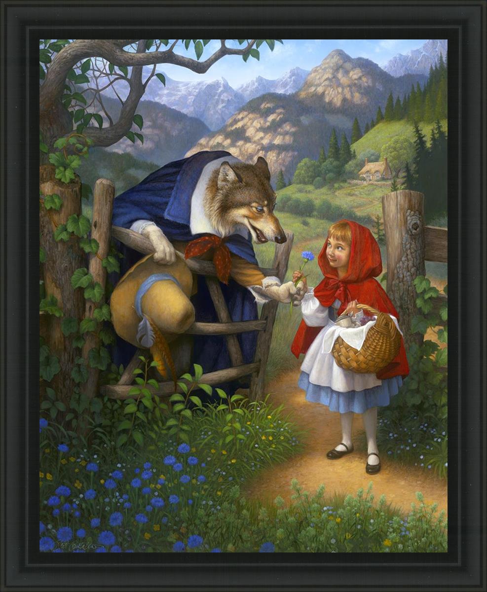 Little Red Riding Hood Meets the Wolf