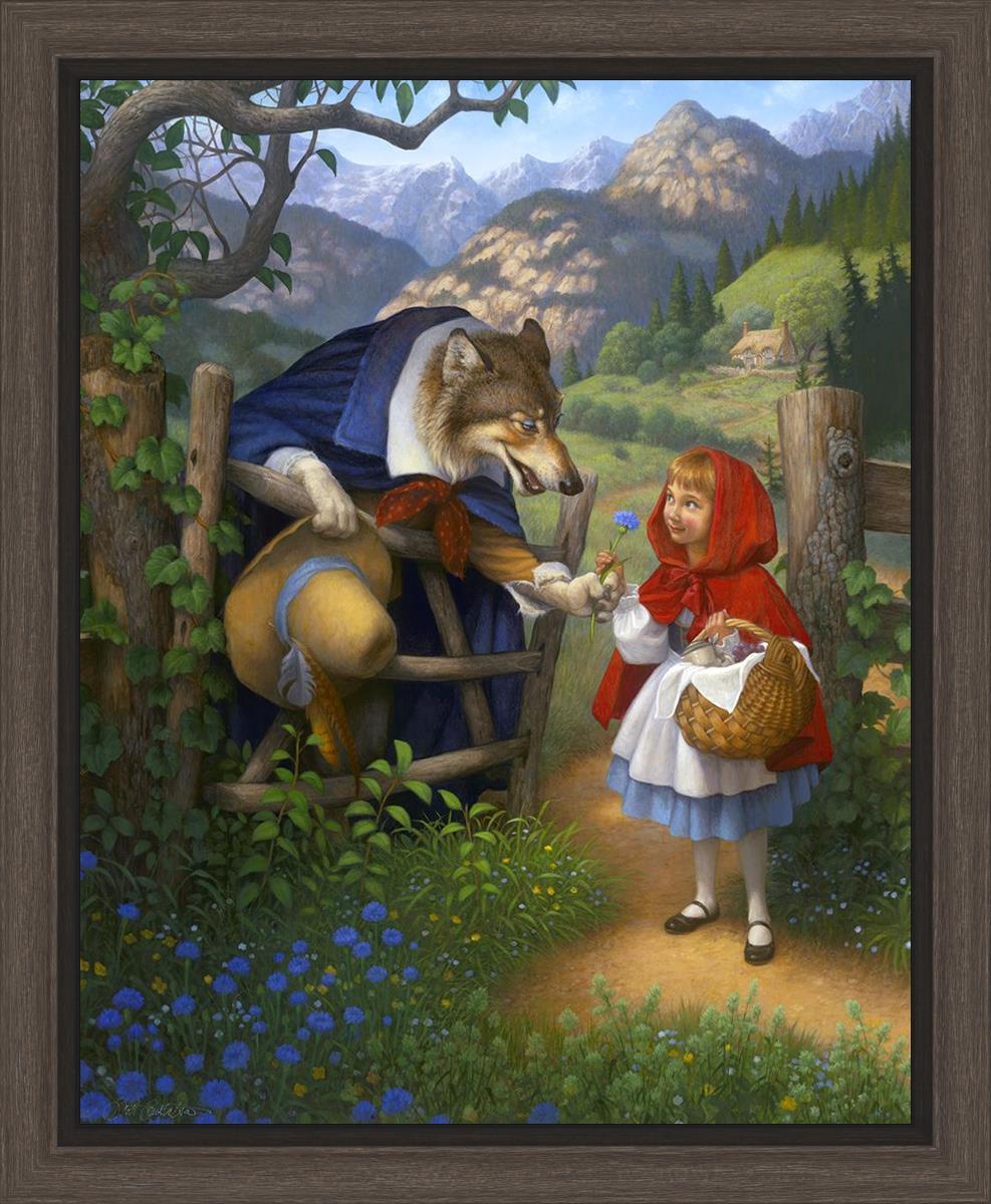 Little Red Riding Hood Meets the Wolf
