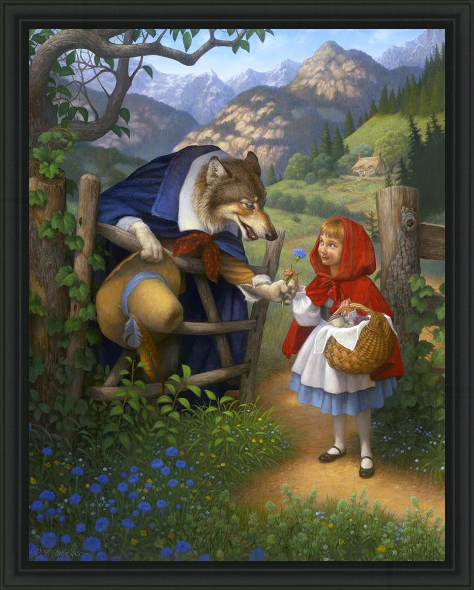 Little Red Riding Hood Meets the Wolf