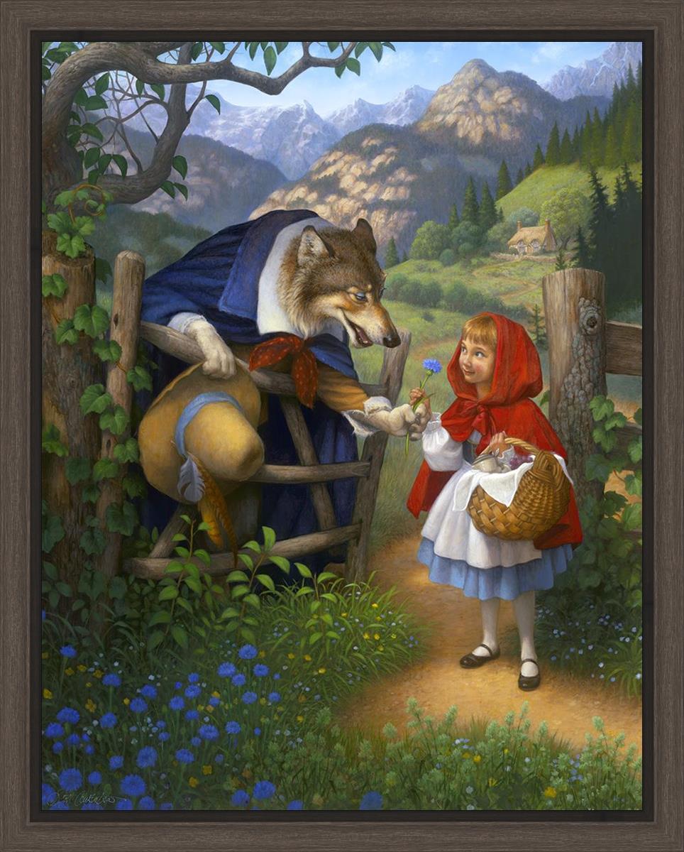 Little Red Riding Hood Meets the Wolf