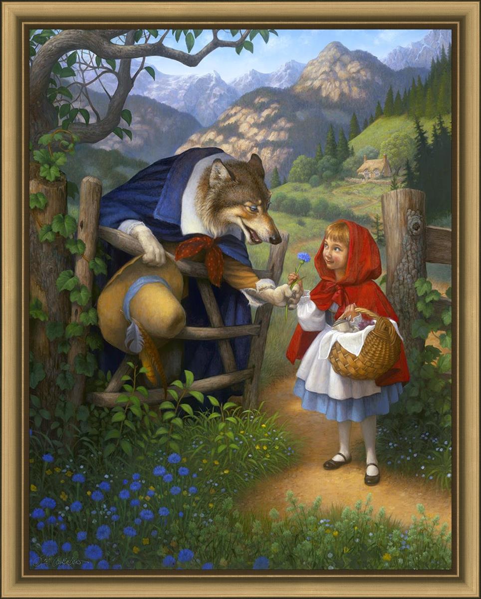 Little Red Riding Hood Meets the Wolf