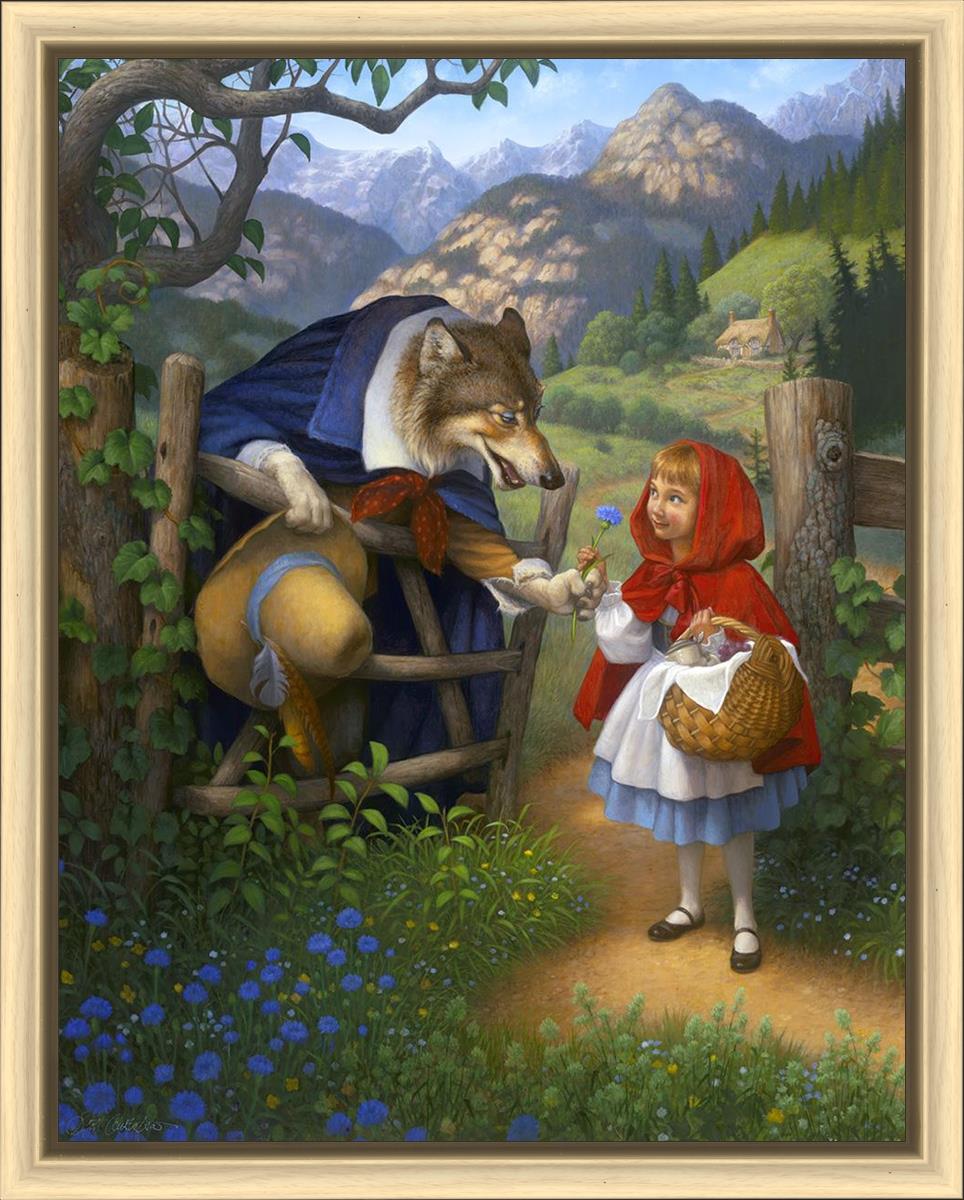Little Red Riding Hood Meets the Wolf
