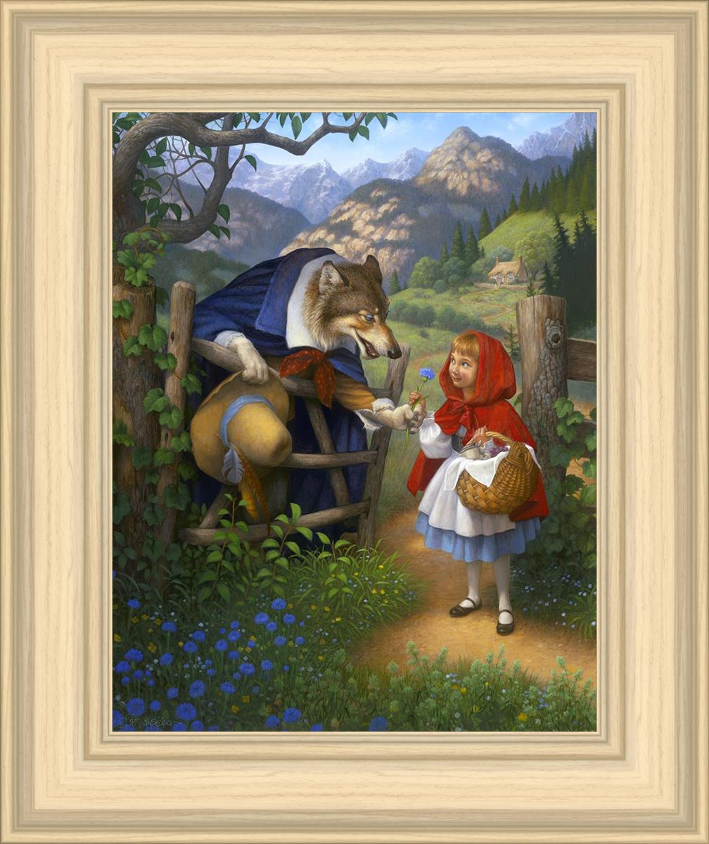Little Red Riding Hood Meets the Wolf